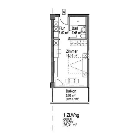 Lejlighed Huber Living Basic 210